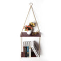 Wall Hanging Shelf Vintage Floating Storage Rack Wall Mount Bookshelf By Miza