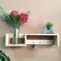 MDF Wall Mounted Key Hooks Shelf By Miza