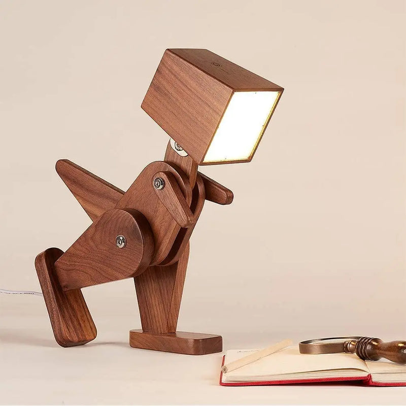 407.jpg Wooden Dinosaur Shape Study Lamp - Image 1