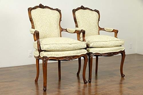 Handmade Modern Look Comfort Arm Chair Set of 2 Made in Pure Sheesham Wood