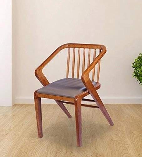 Handmade Modern Look & Comfortable Back Rest Seating Chair Easy Cushioned Chair for Home Decor