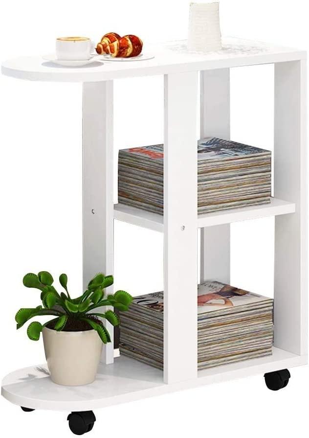 Magazine Rack Trolley Magazine/Book Rack Side Table Trolley By Miza