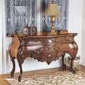 Hand carved  Sheesham Wood Console Table