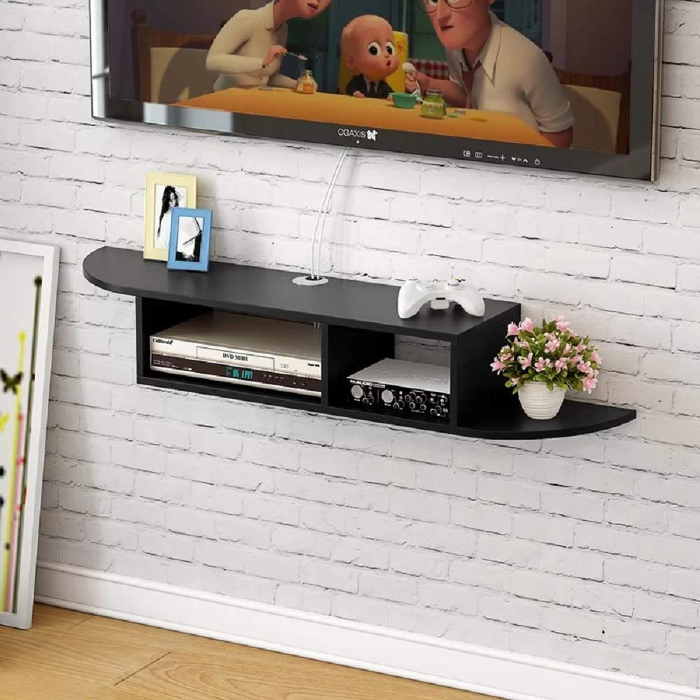 Engineered Wood Floating TV Stand Wall Mounted Media Console Entertainment Storage Shelf