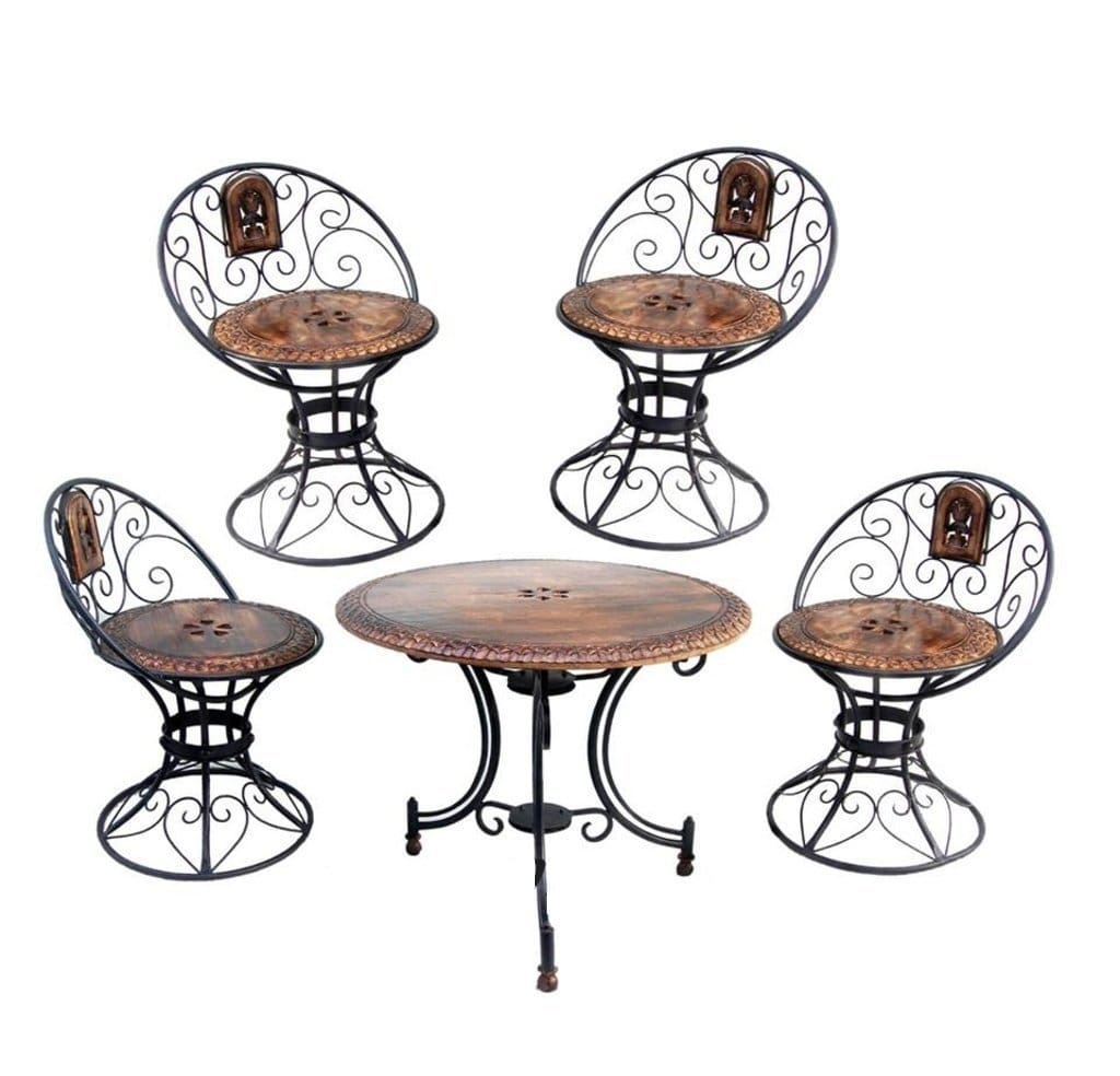 Buy Coffee Table, Center Table, Tea Table, Teapoy with Stools Online in India | Outdoor Furniture, Garden Furniture
