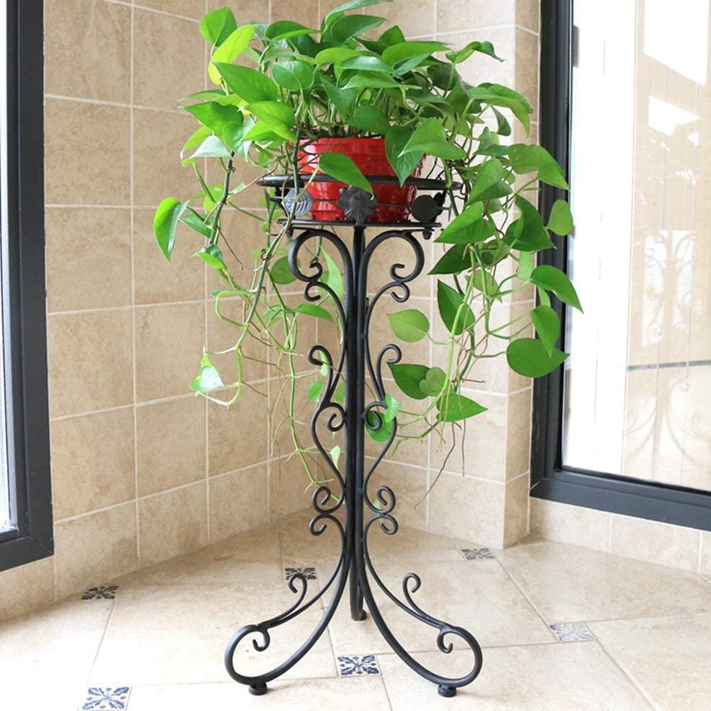 outdoor single pot plant stand Metal Indoor / Outdoor Plant Stand, Iron Flower Pot Stand, Small Flowe