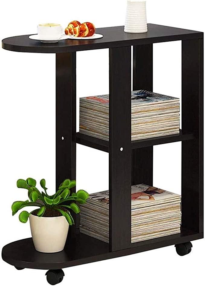Magazine Rack Trolley Magazine/Book Rack Side Table Trolley By Miza