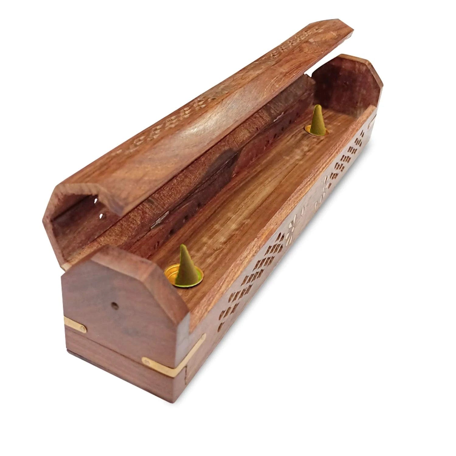 SHEESHAM WOODEN INCENSE STICK HOLDER AND DHOOP BATTI STAND FROM