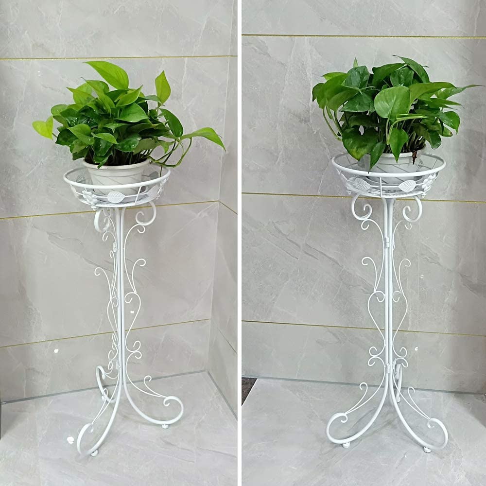 2 PCS Metal Plant Stand Multiple Flower Pot Holder Shelves Display Garden  Indoor | eBay