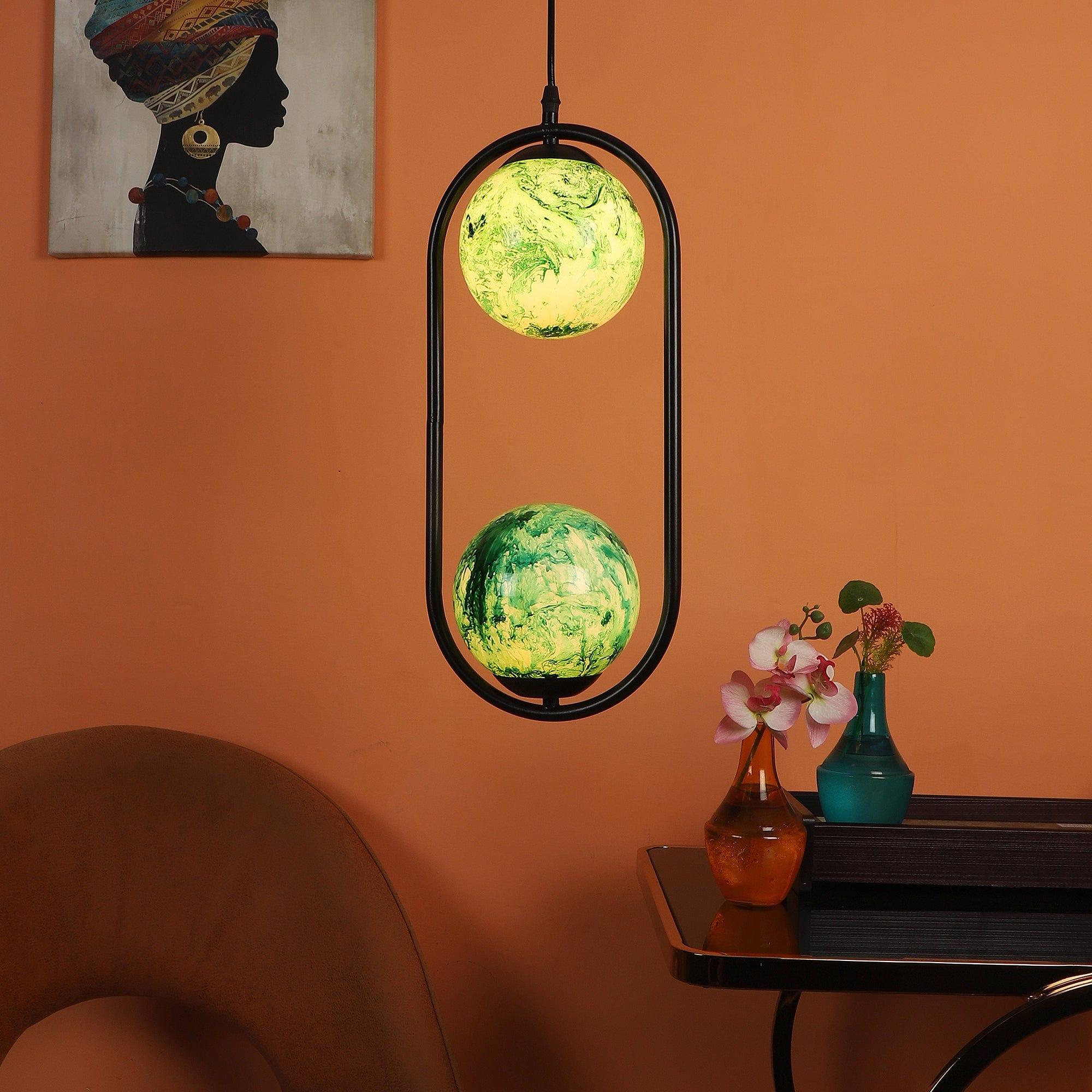 Black And Green Modern Metal Hanging Light