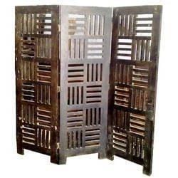 4 panel Mango Wood Partition/Wooden Room Divider/Wooden Screen/Wooden Separator