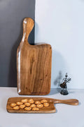 WOODEN PLATTER SET OF 2 II ACACIA WOOD II HIGH QUALITY