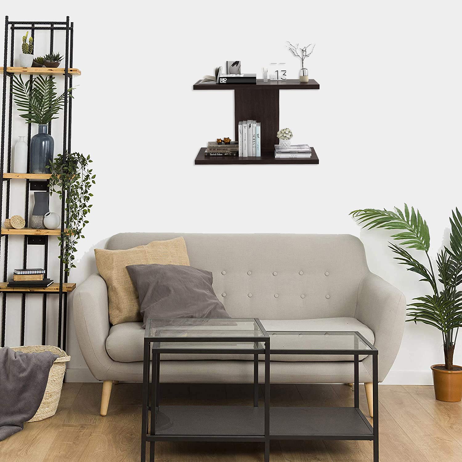 living room wall shelves | Interior Design Ideas