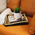 WOODEN HANDMADE BARK SERVING TRAY