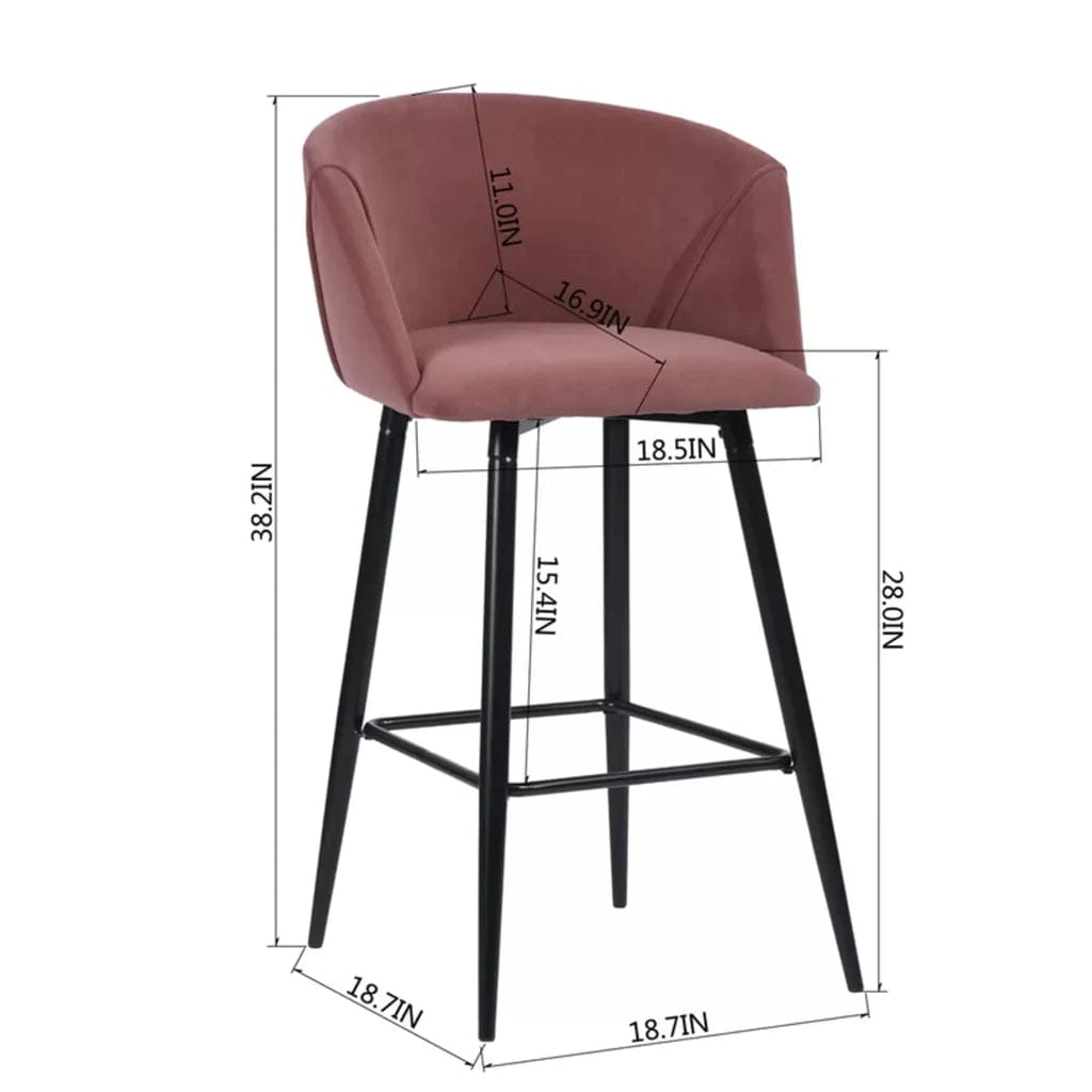 CLEA COUNTER STOOL  / Pack of 2 Long Chair