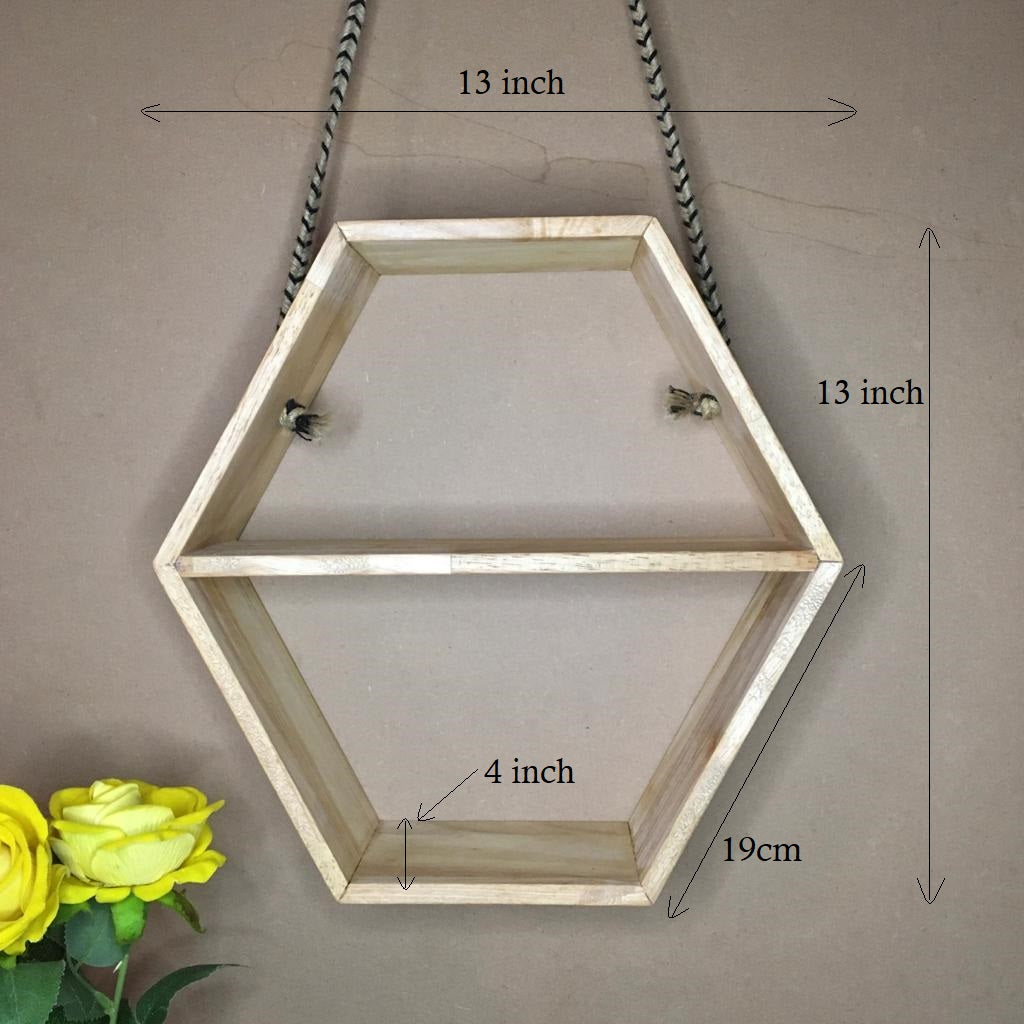 Geometric/Hexagonal Handmade Shelf By Miza