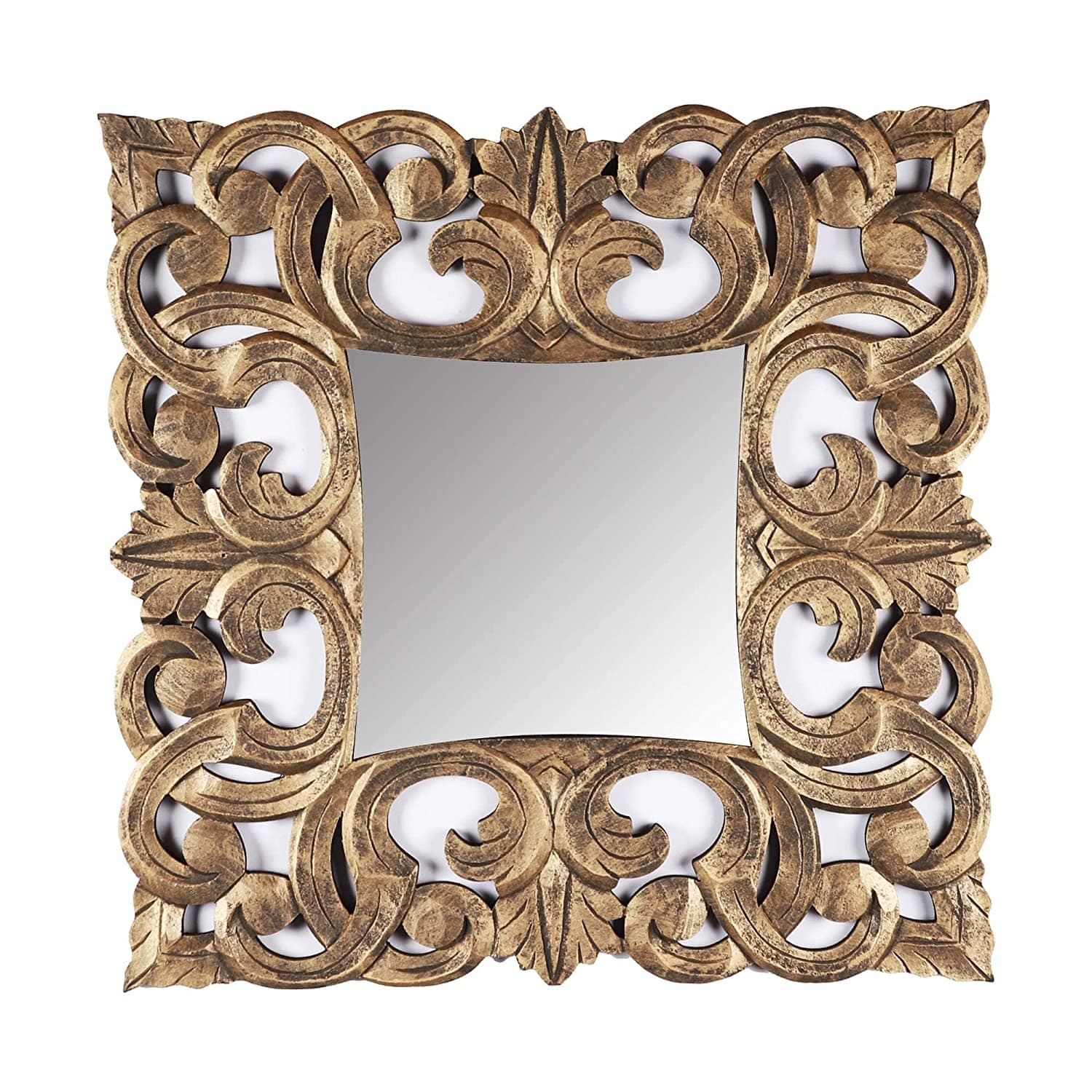 Silver,Golden Craft Mirror Glass at Rs 100/sq ft in Ahmedabad
