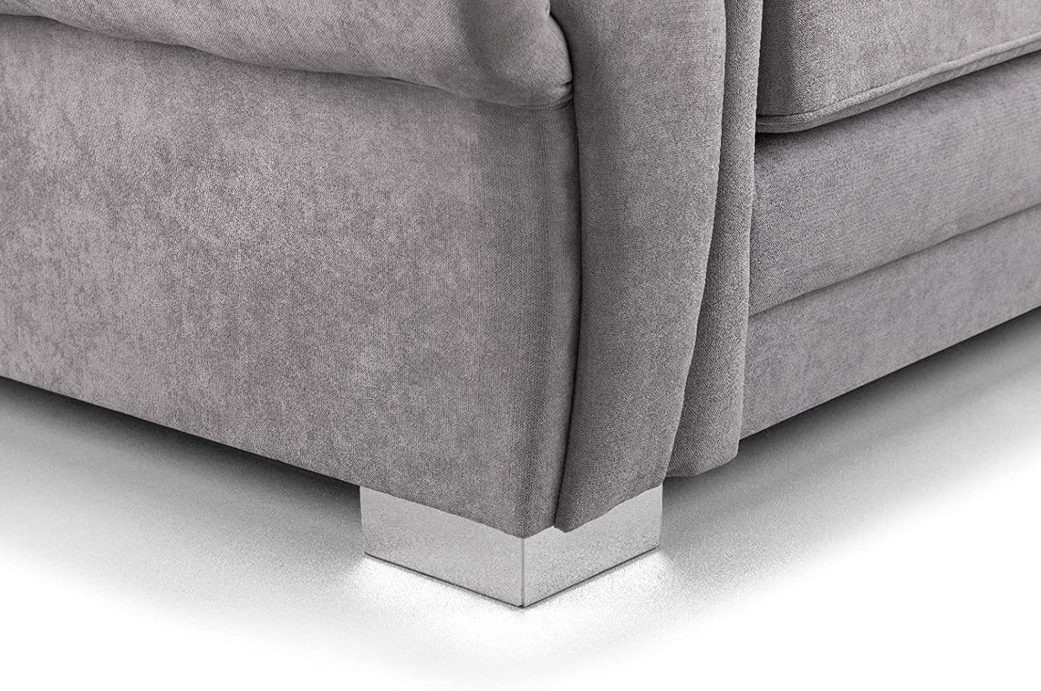 Sofa Verona Fabric Corner Sofa - 2 Seater (Grey,