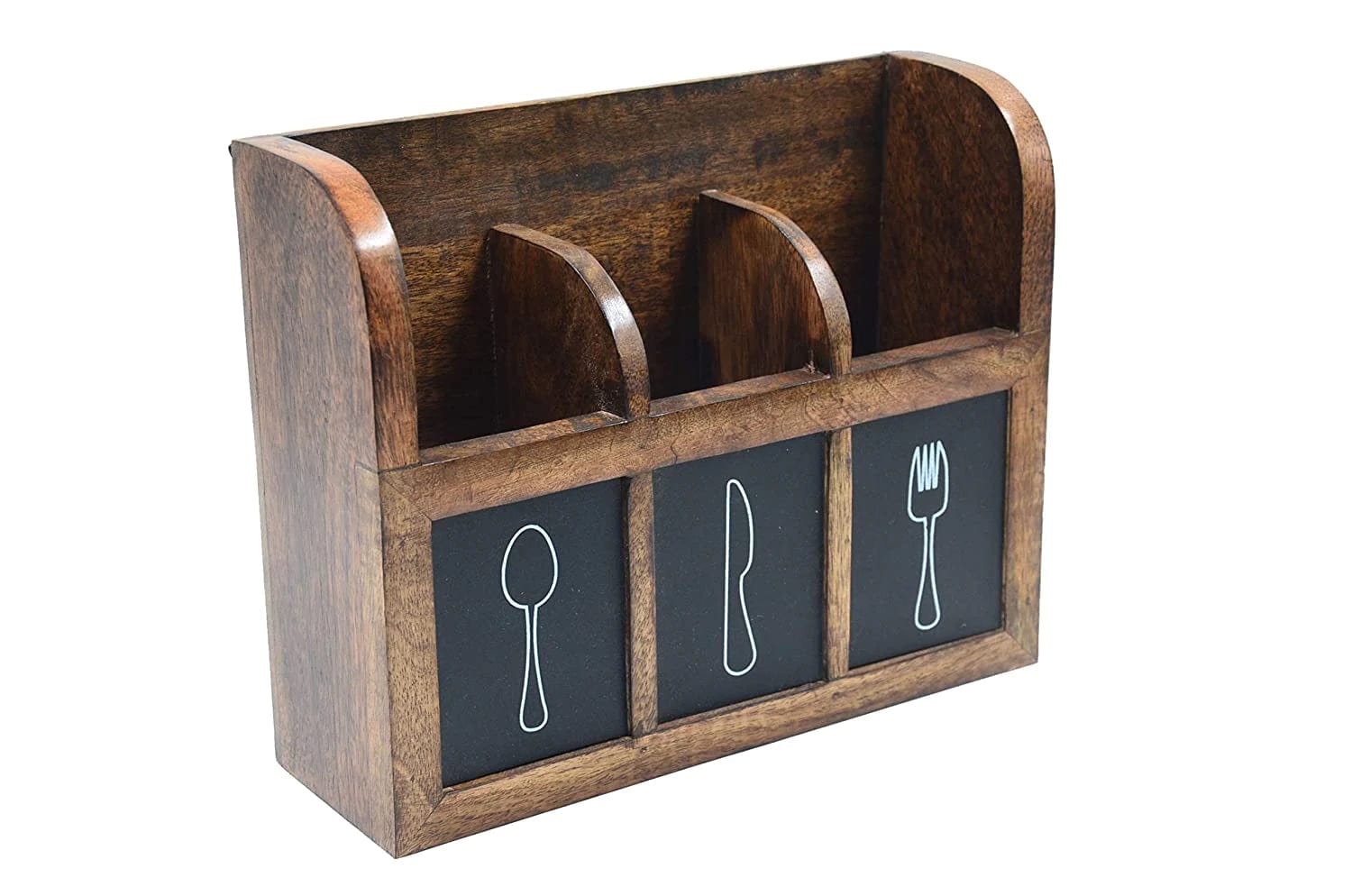 WOODEN CUTLERY STAND