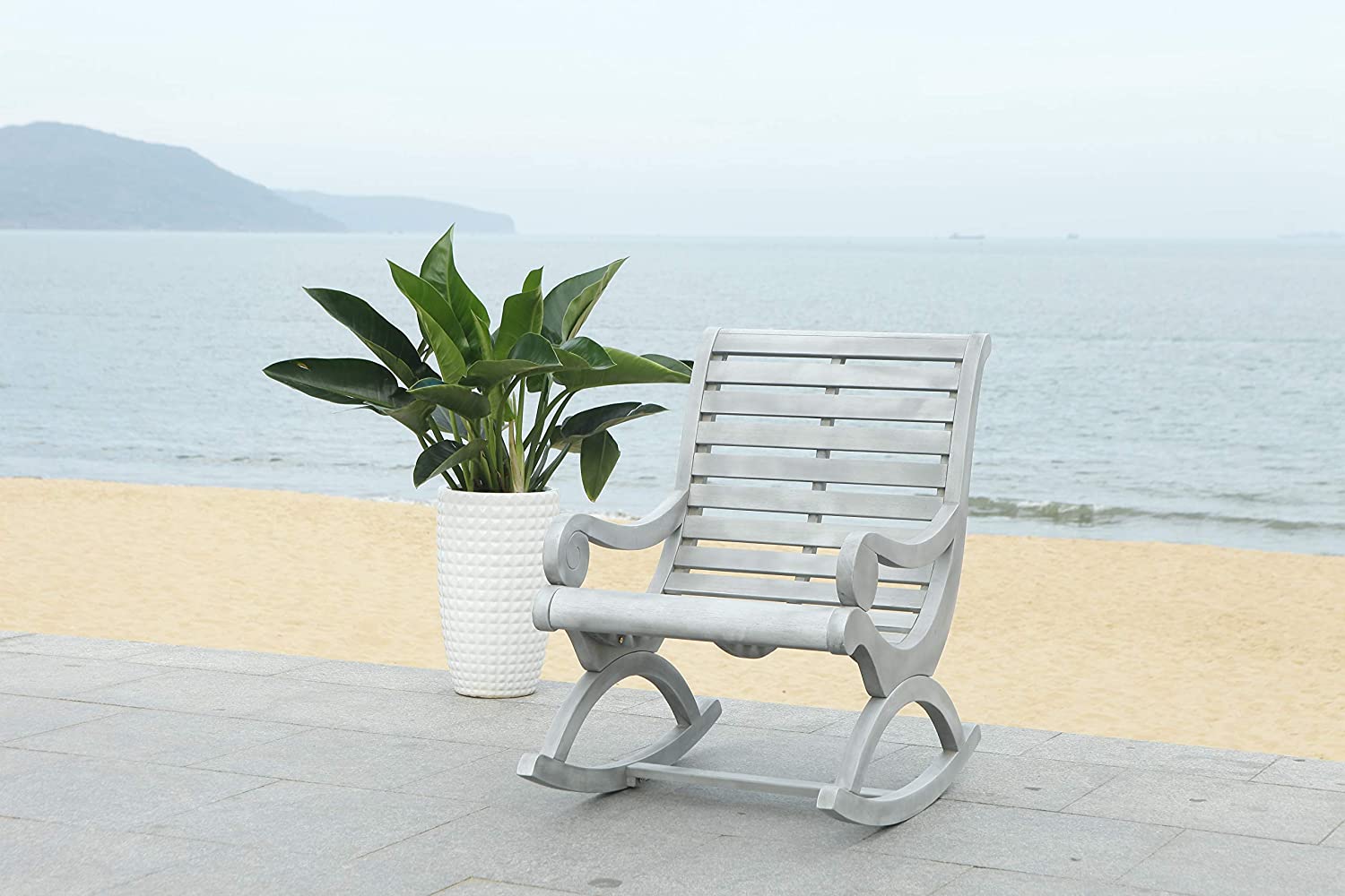 Outdoor Collection Sonora Ash Grey Rocking Chair