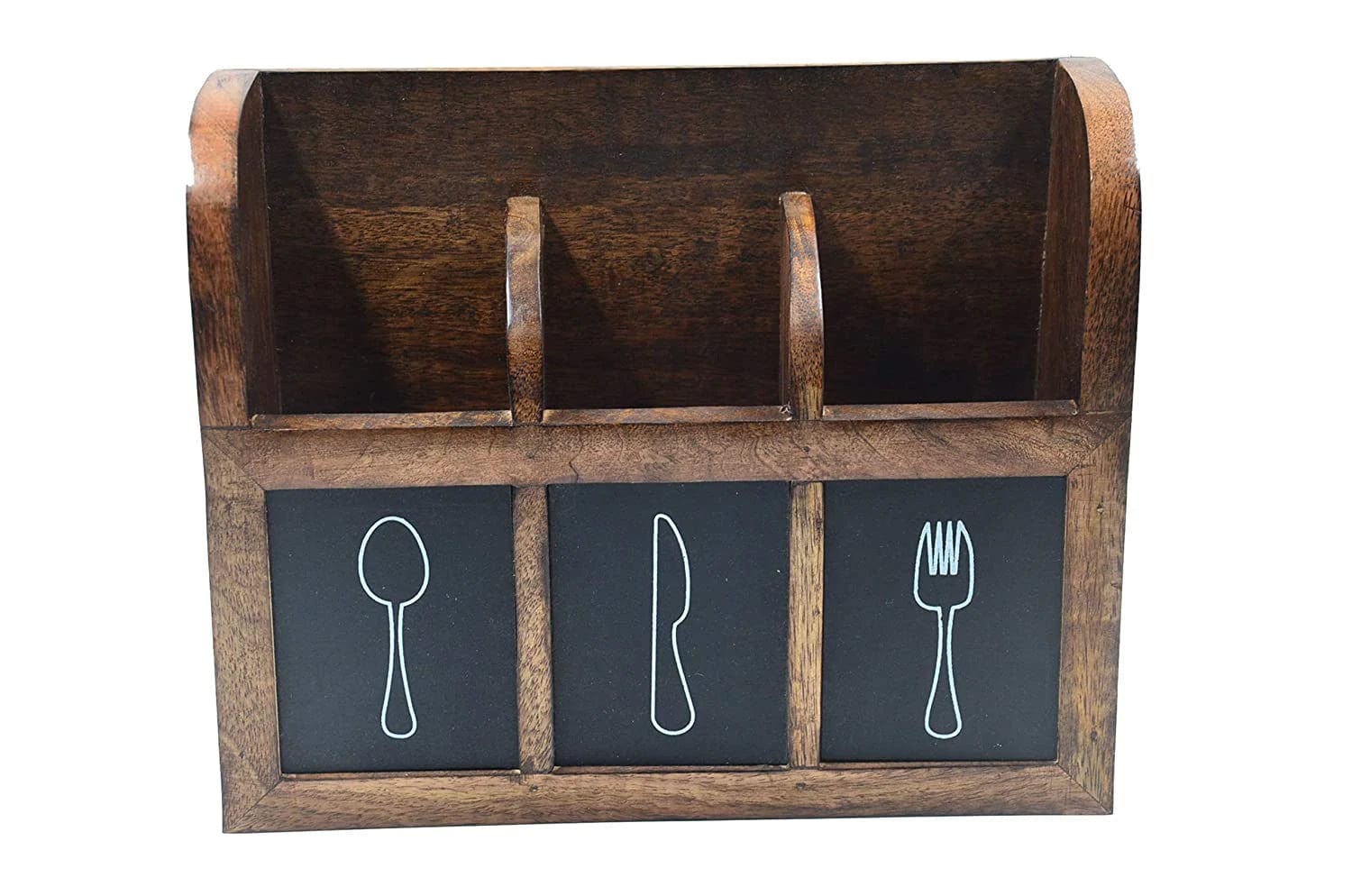 WOODEN CUTLERY STAND