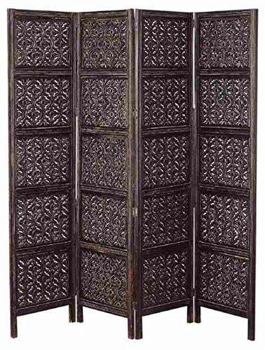 Handcrafted Wooden Partition Separators for Living Room Fine Handwork Wood Dividers for Home and Kitchen