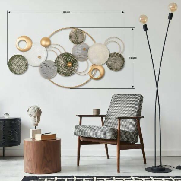 CIRCLE LEAF Wall Art - Ouch Cart 