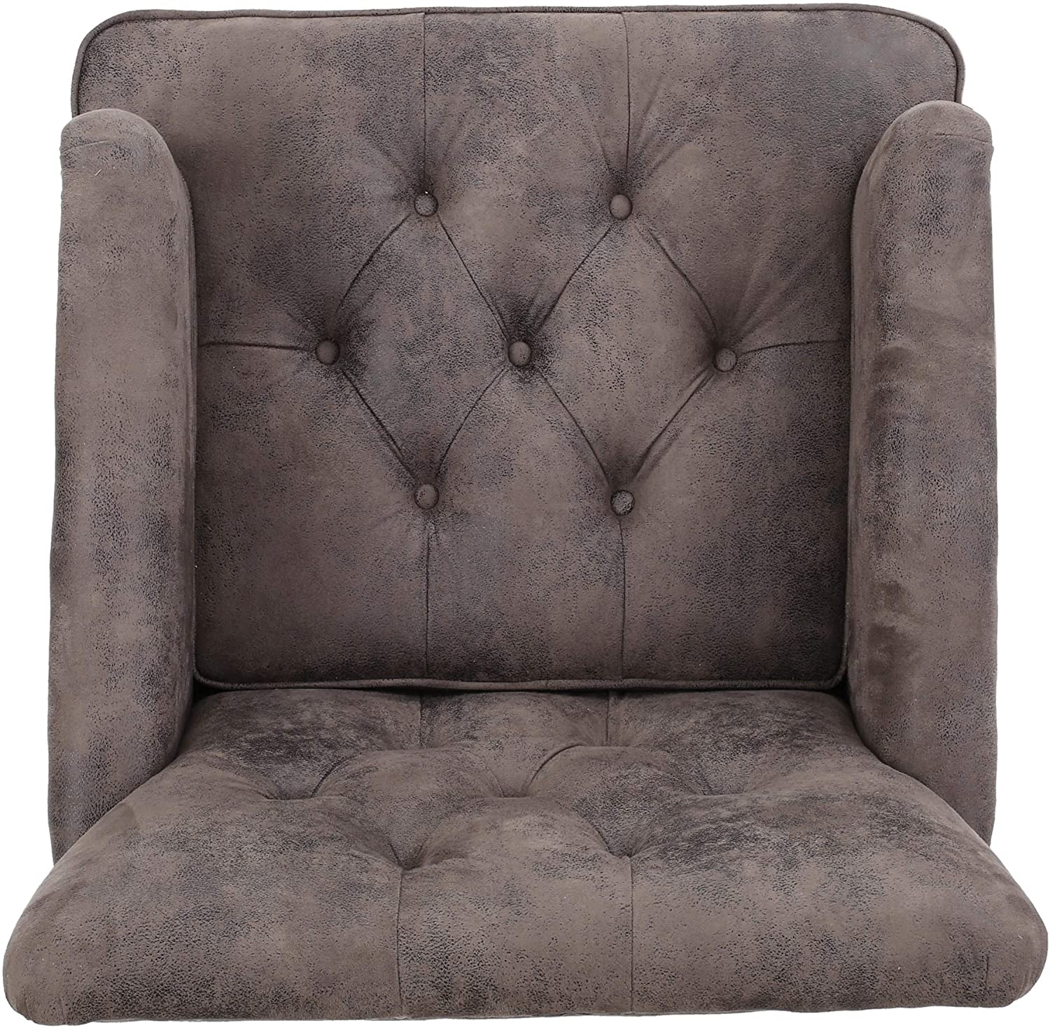 Tufted Club Chair, Fabric Accent Chair