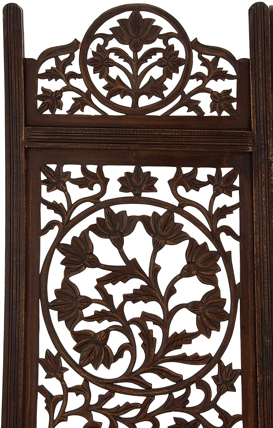 Wood Screen 4 Panel Decorative Protection