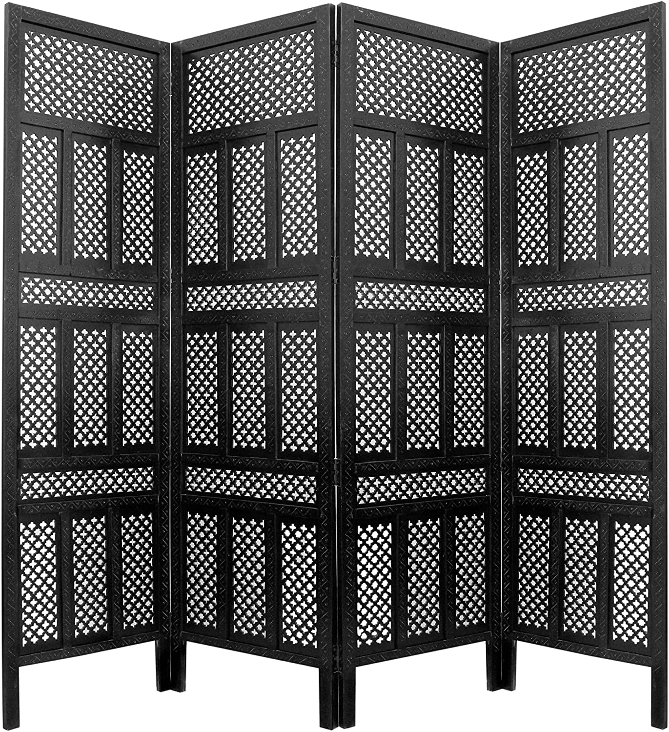 Wooden Handcrafted Wooden Partition, Room Divider Separator for Living Room | Office Wooden Partition Screen Room Divider Wood Partitions for Home Kitchen & Office Online in Bangalore, Mumbai