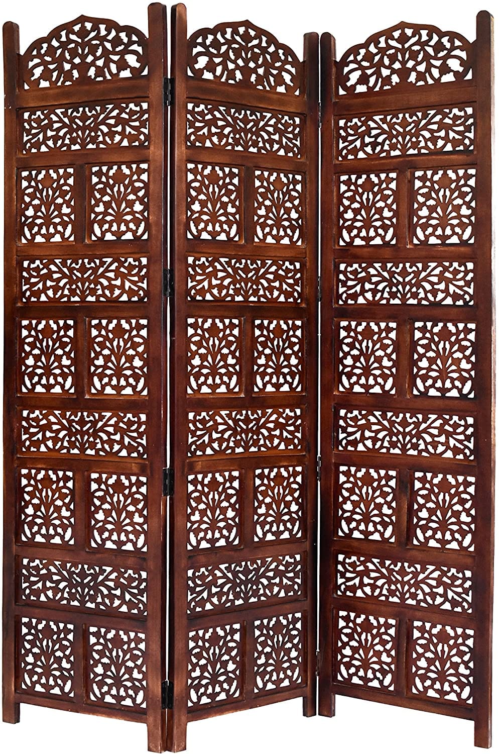 Solid Wood 3 Panel Room Wooden Partition for Living Room