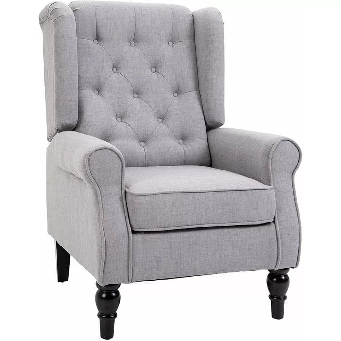 Afton Wide Tufted Wingback Chair