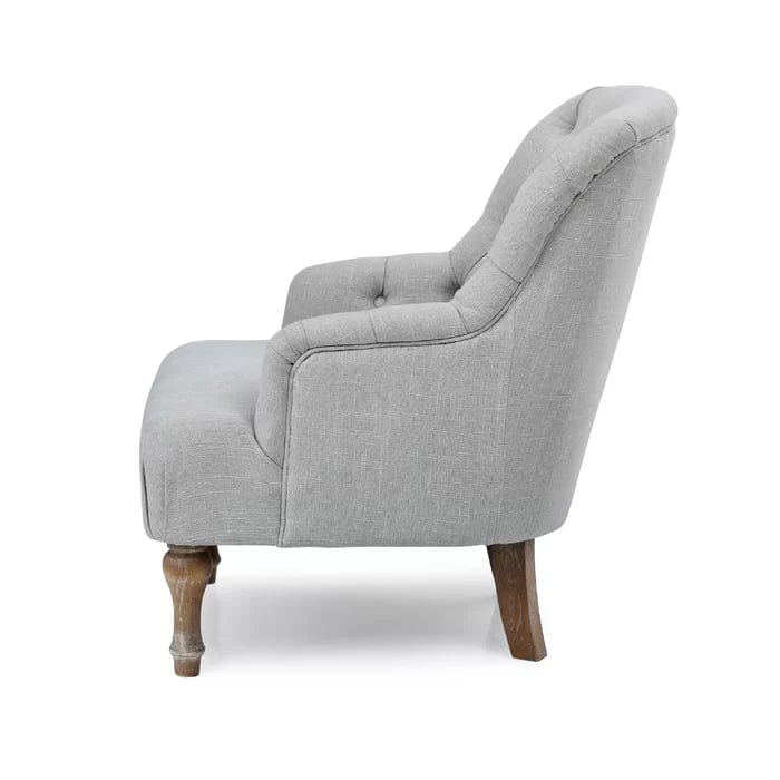 Aileen  Wide Tufted Armchair