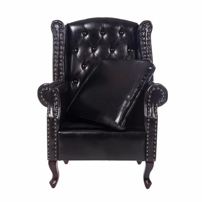 Anken Wide Tufted Wingback Chair