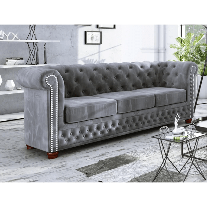 Three Seater Sofas - Buy 3 Seater Sofa Set Online in India at Low Price ...
