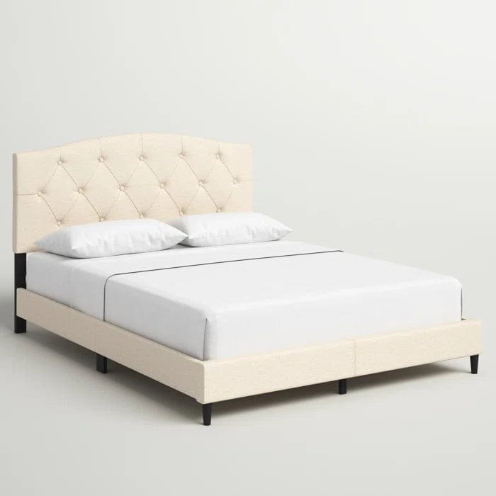 Arndt Tufted Upholstered Low Profile Platform Bed