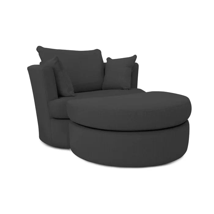 Bullock Wide  Tub Chair and Ottoman