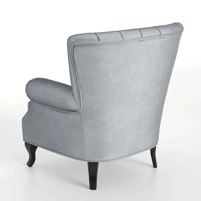 Cadsden  Wide Tufted Velvet Wingback Chair