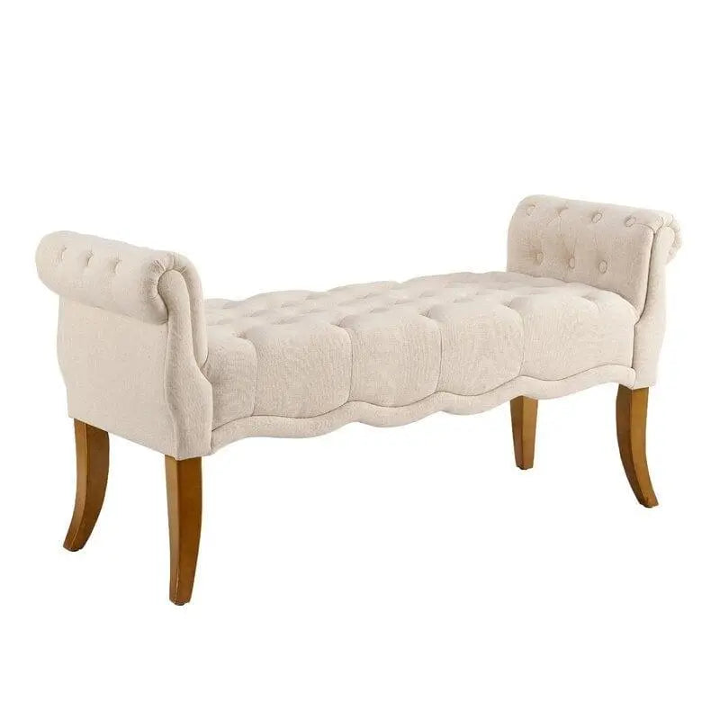 Button Down Bench Modern Upholstered Tufted Button Bench for Bedroom,Entryway Living Roo