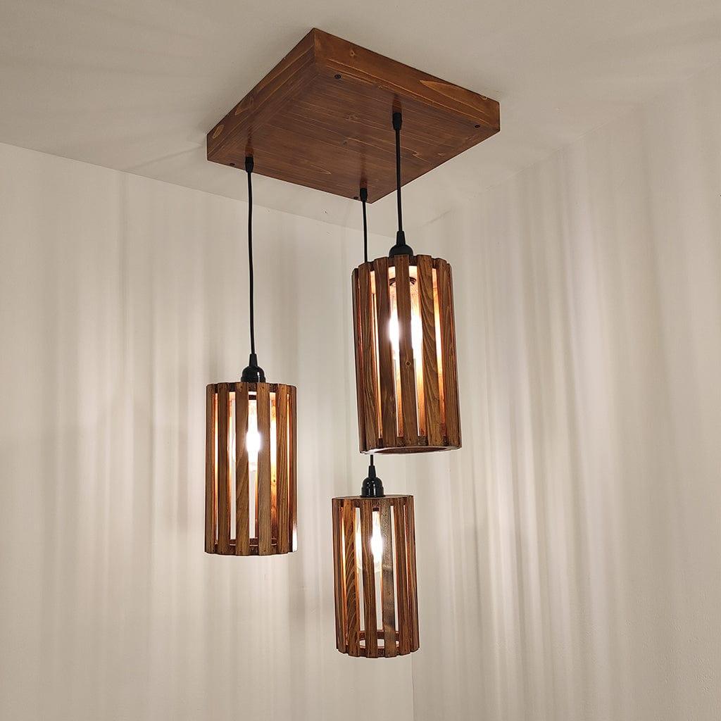 Casa Brown Cluster Hanging Lamp - Ouch Cart 