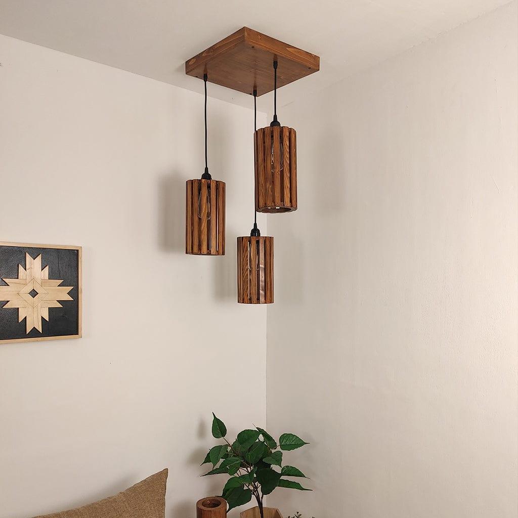 Casa Brown Cluster Hanging Lamp - Ouch Cart 