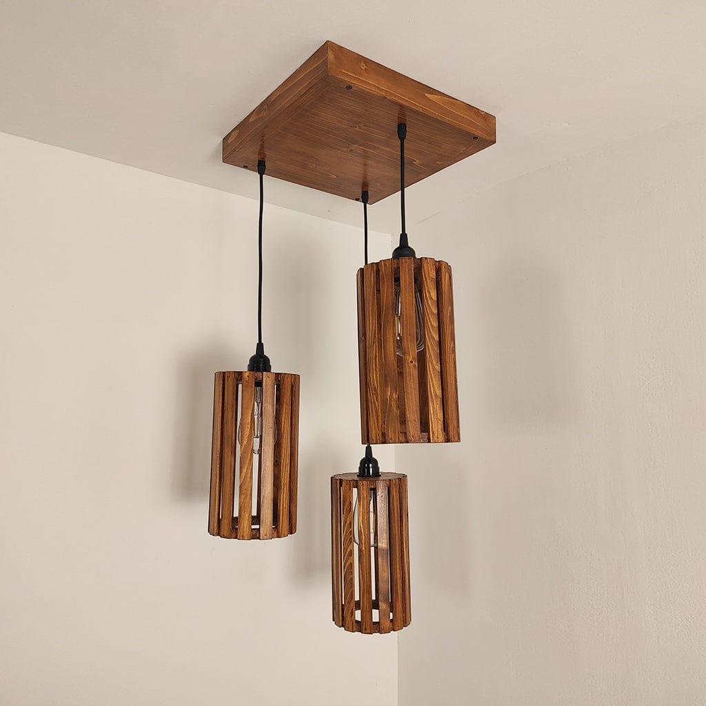 Casa Brown Cluster Hanging Lamp - Ouch Cart 