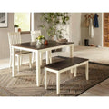 Antique Design Wooden 4 Person Dining Set