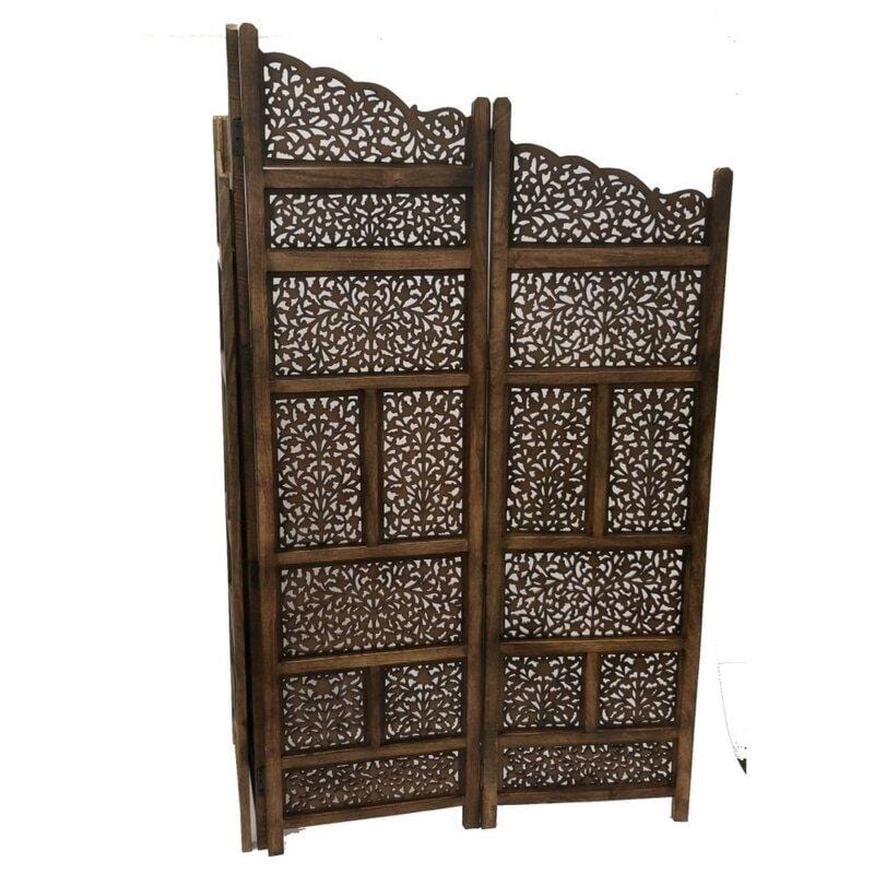 4 - Panel Solid Wood Folding Room Divider
