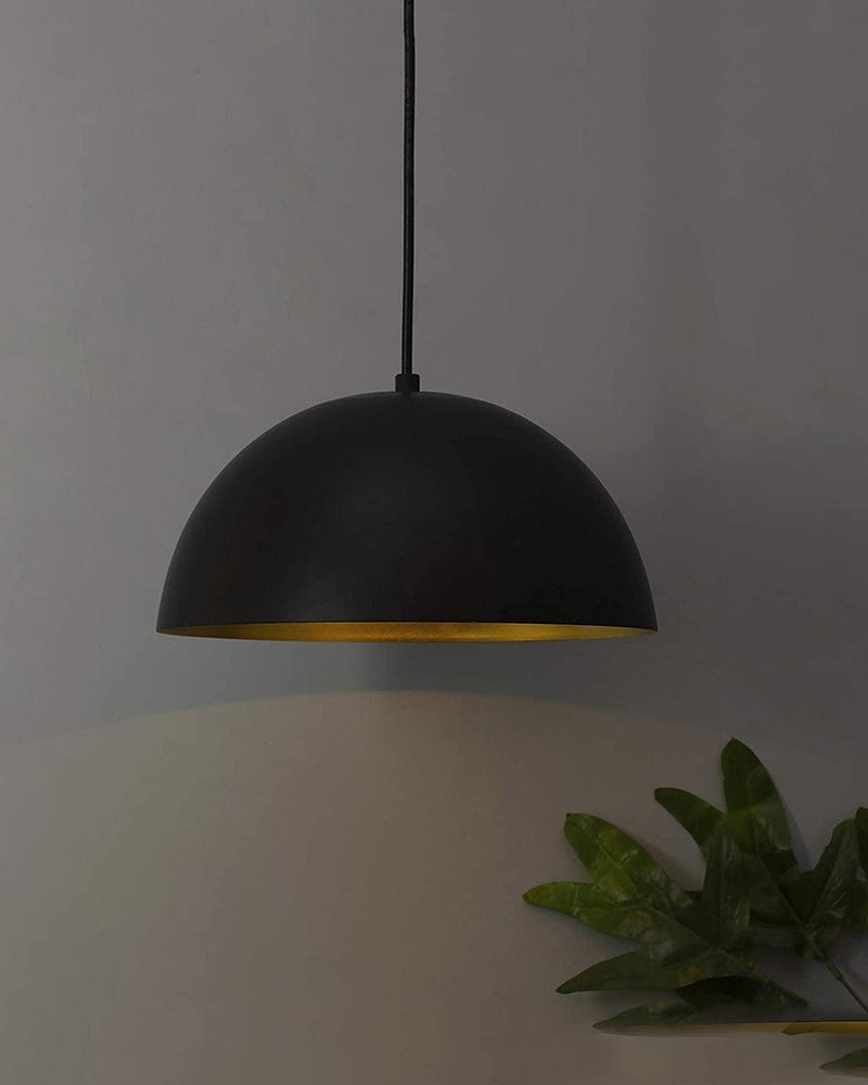 Metallic Black Home Decor Hanging Pendant Light For Home Decoration