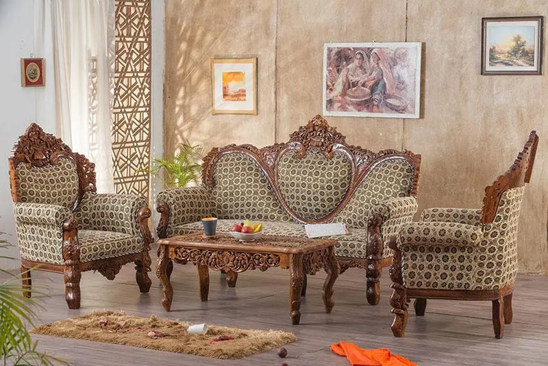 DSC_4563_2048x_2048x_bf5b6706-5c51-4360-940f-020905873bf7.jpg Solid Wood Czar Carved Sofa Set - Image 1