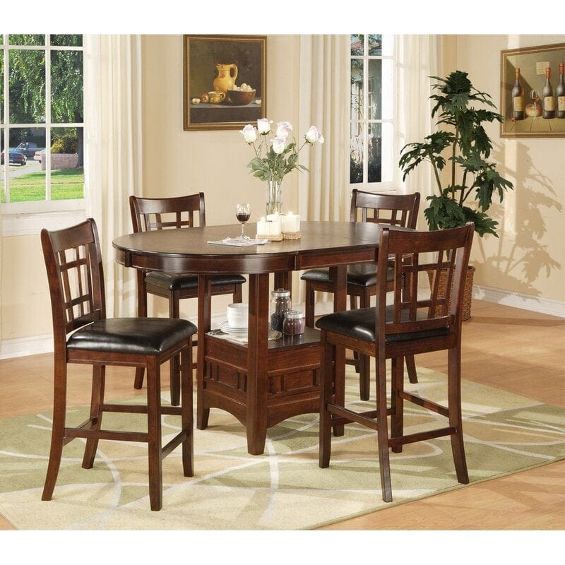 Wooden Dining Table Sets - Degraffenreid 4 - Person Counter Height Dining Set
