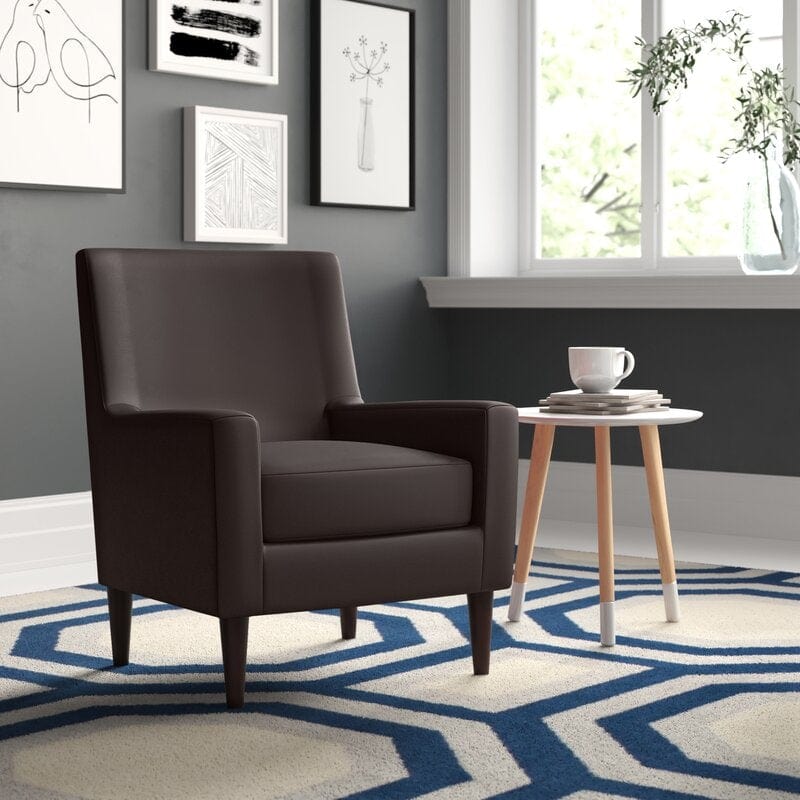 Wide Upholstered Armchair for Room