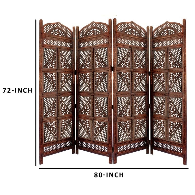 Wooden Partition Panel Folding Room Divider