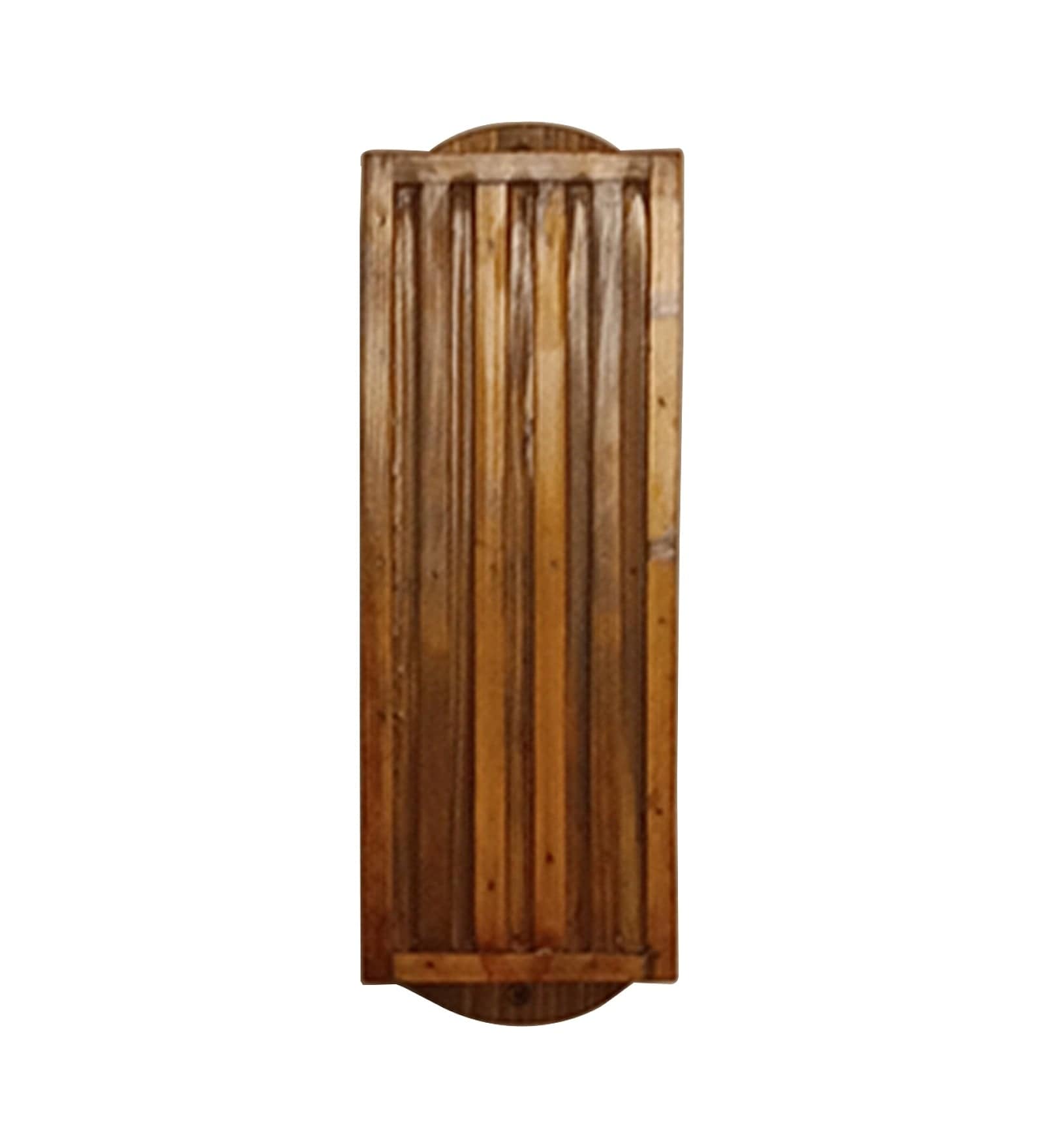 Elegant Lux Brown Wooden Wall Light (BULB NOT INCLUDED)